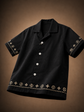 Black Boys Co-ord Set – Half Sleeve Shirt & Shorts